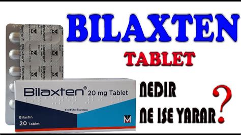 bilaxten 20 mg nasıl kullanılır